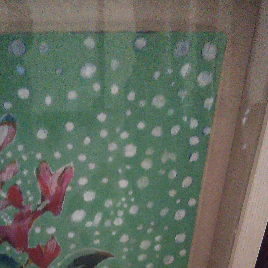 シクラメンの油絵