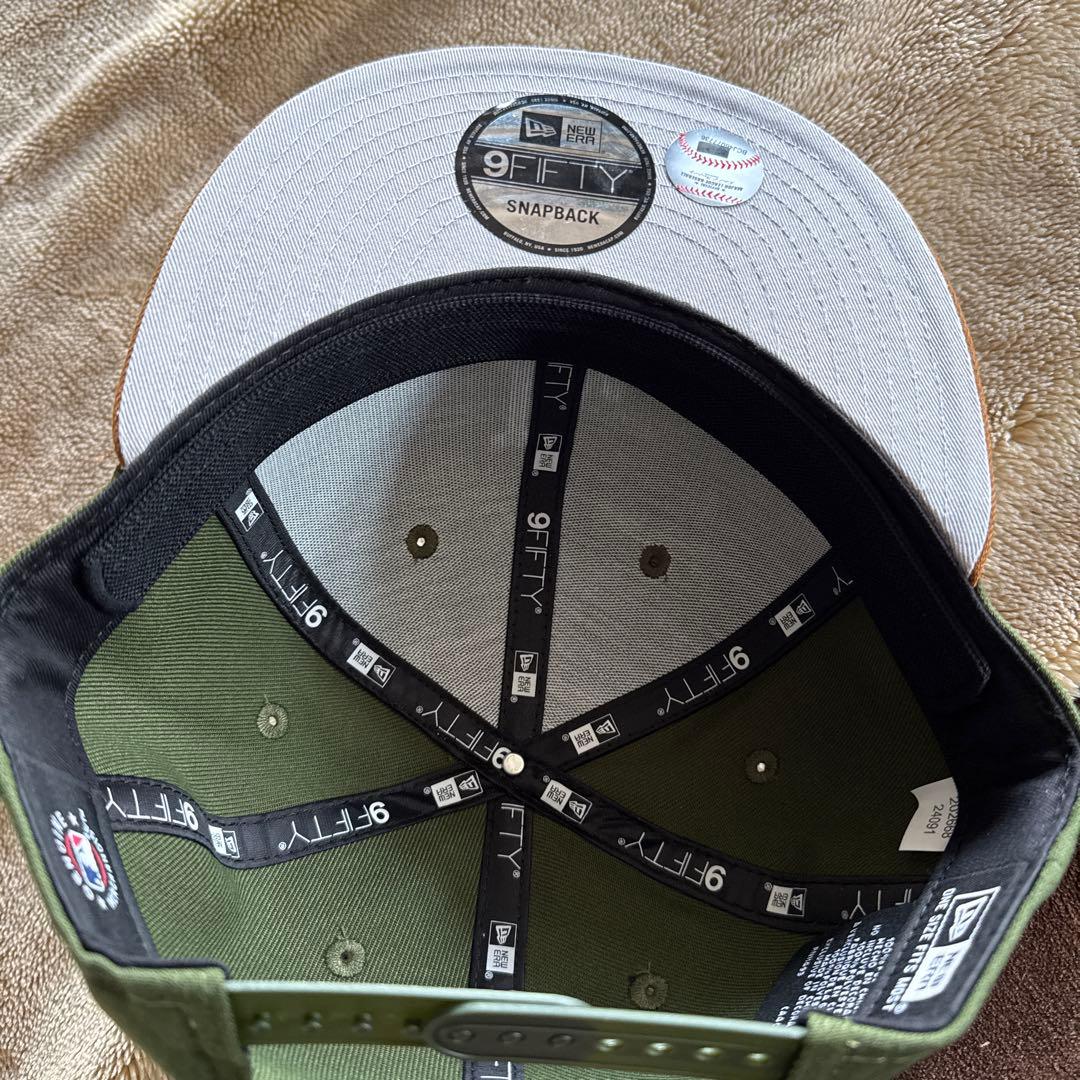 ロサンゼルス・ドジャース　9FIFTY　オリーブ＆ブラウン　スナップバック
