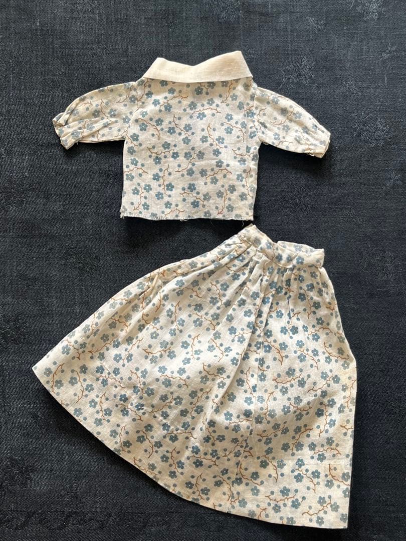 アンティーク人形ドレス チャイナヘッドパリアンビスクドールショルダーペグドール