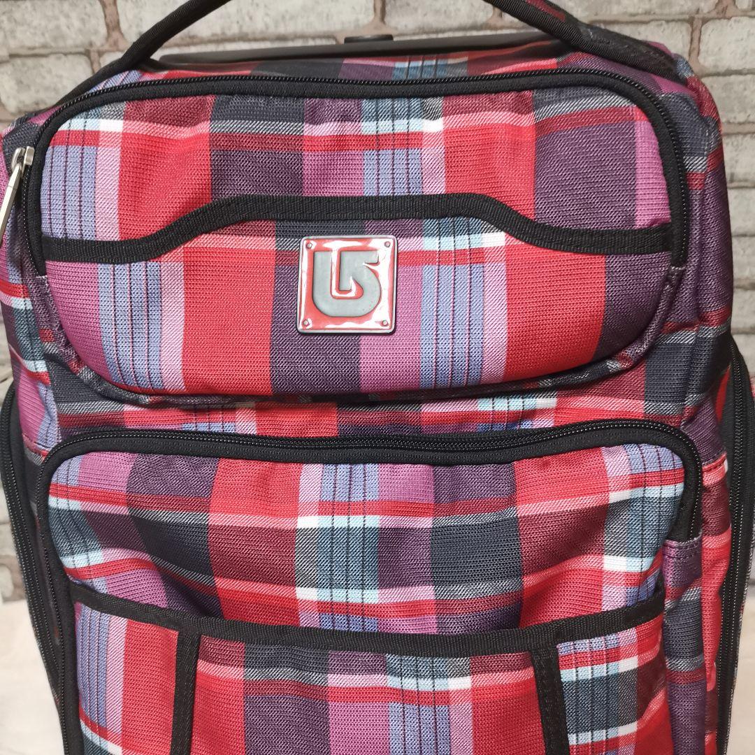 BURTON バートン キャリーケース キャンバス 多機能 チェック 多収納