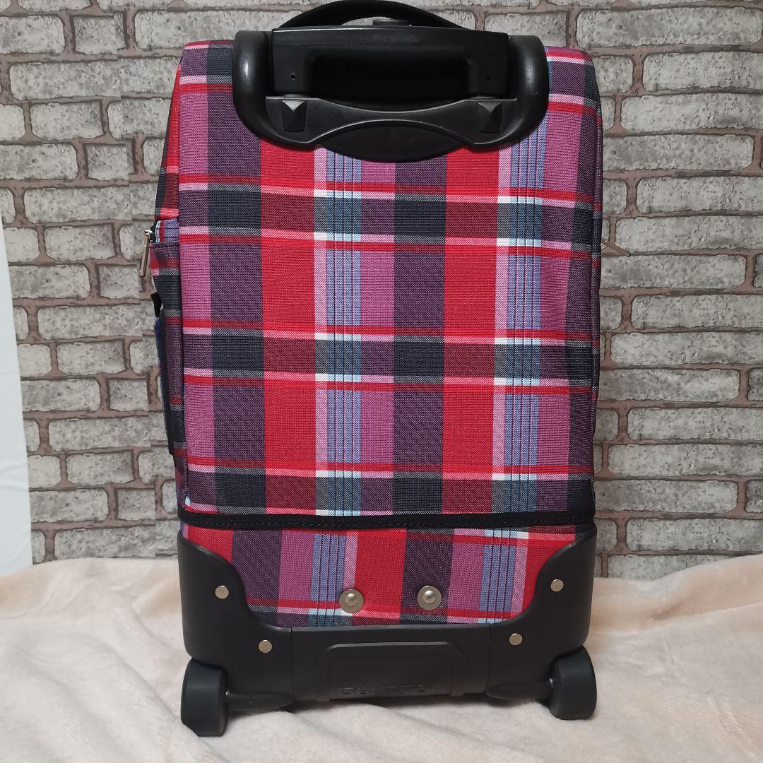 BURTON バートン キャリーケース キャンバス 多機能 チェック 多収納