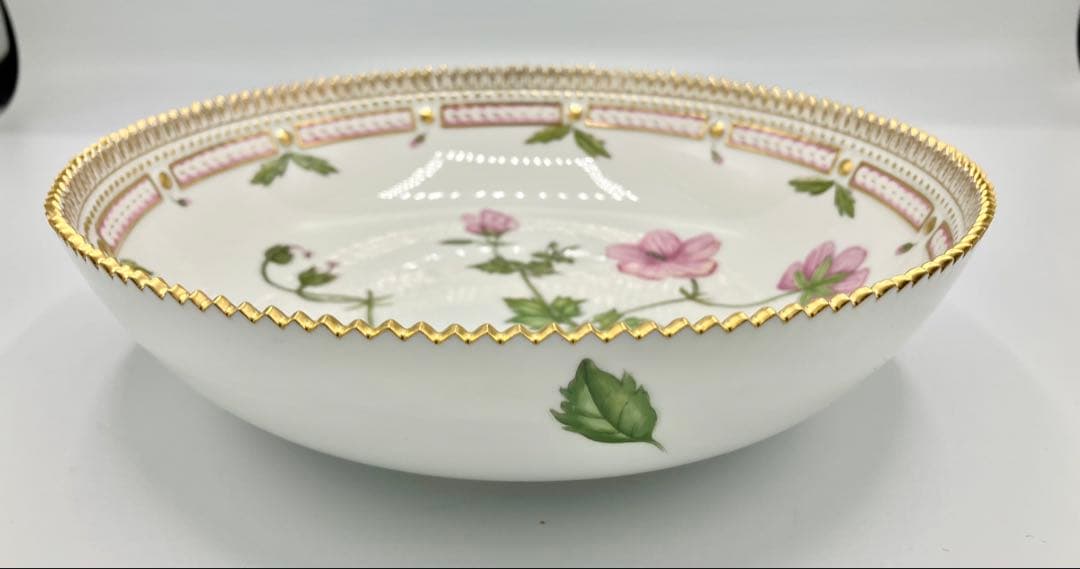 ◯ 【美品】ロイヤル コペンハーゲン 最高級「フローラ ダニカ」 ボウル