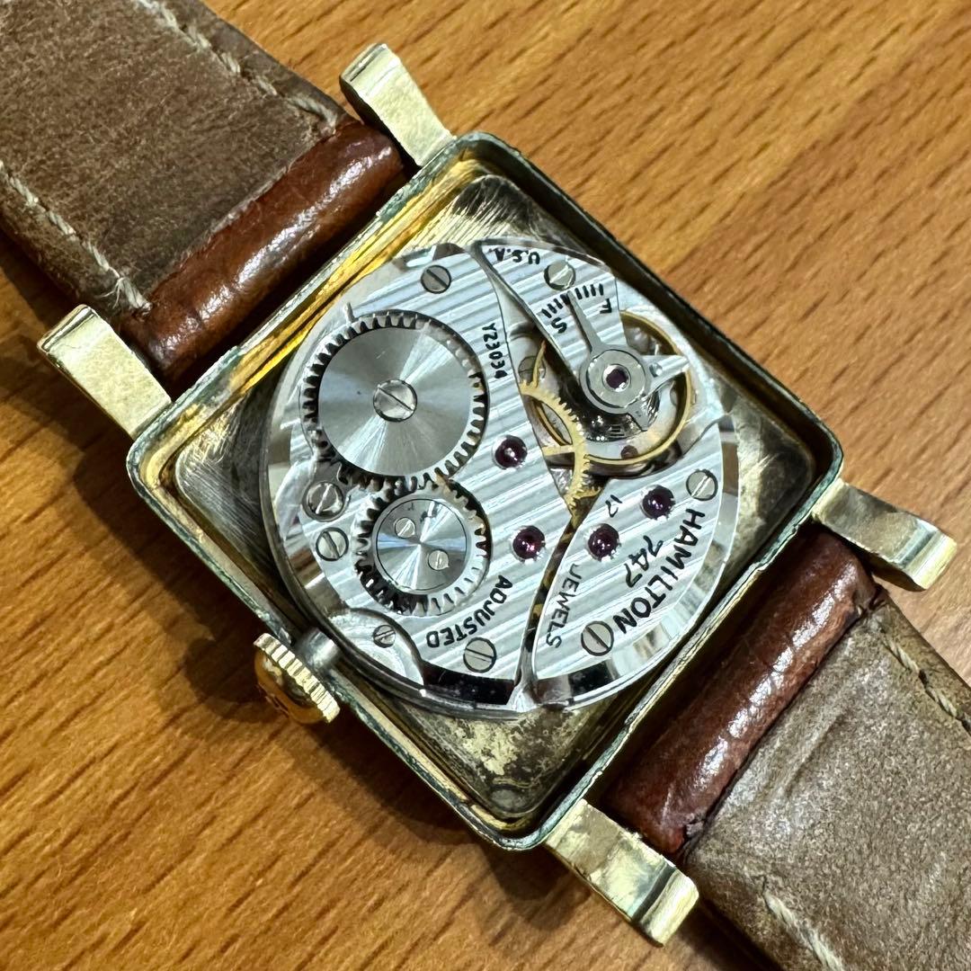 40s Hamilton Eric 747 ハミルトン ヴィンテージ 14k