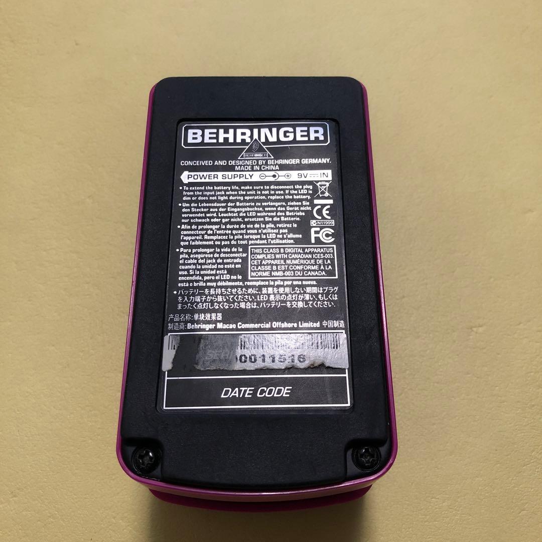 BEHRINGERベリンガー ウルトラフィードバック／ディストーションFD300