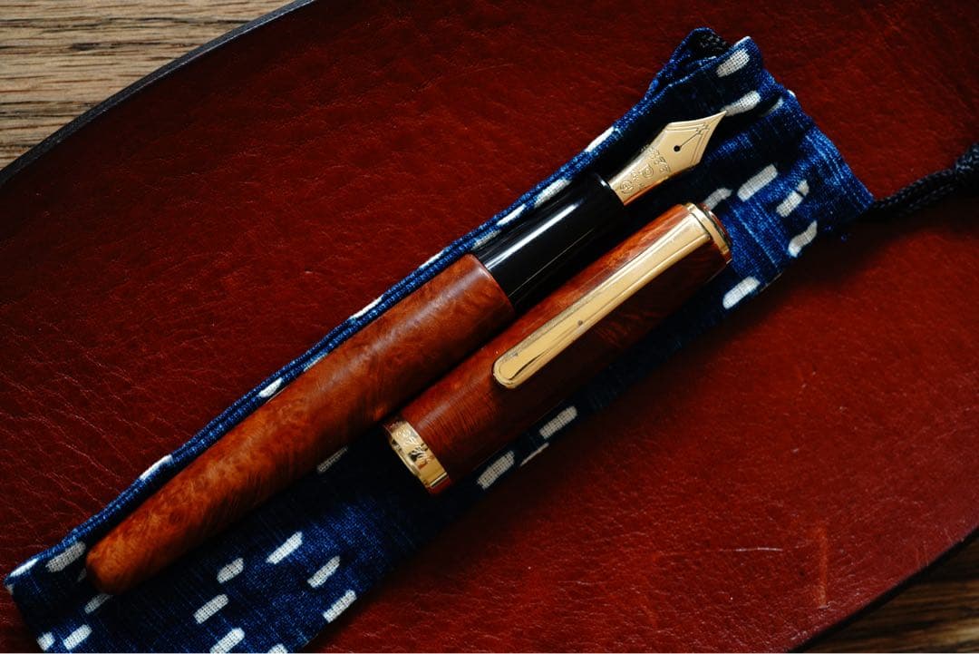 プラチナ　#3776 ブライヤー旧型　万年筆　細字