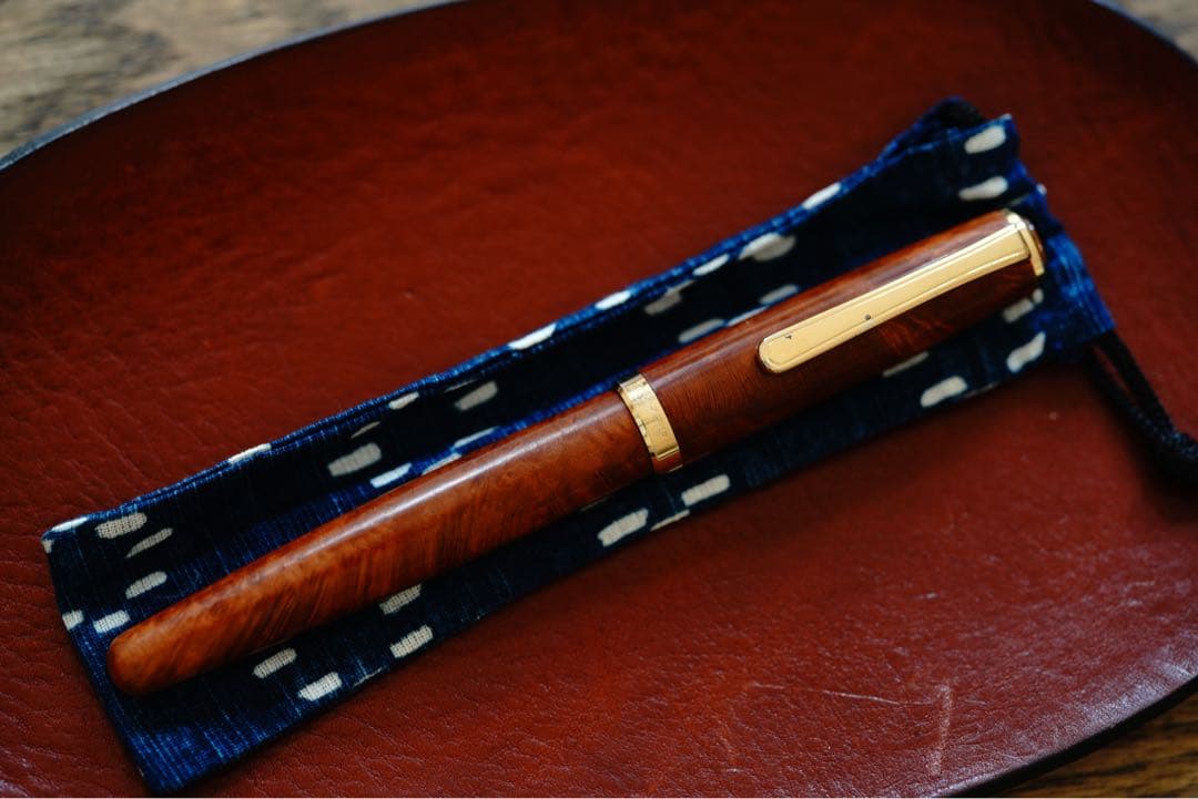 プラチナ　#3776 ブライヤー旧型　万年筆　細字