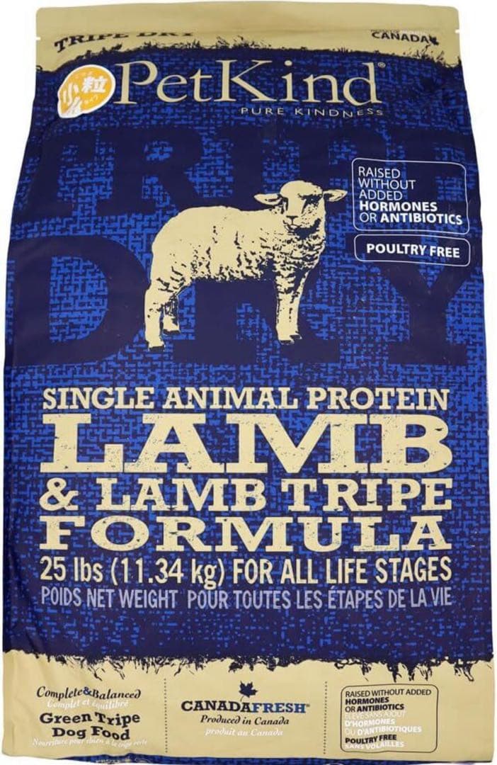 【即決送料込】ペットカインドトライプドライラムトライプ小粒 SAP11.34kg