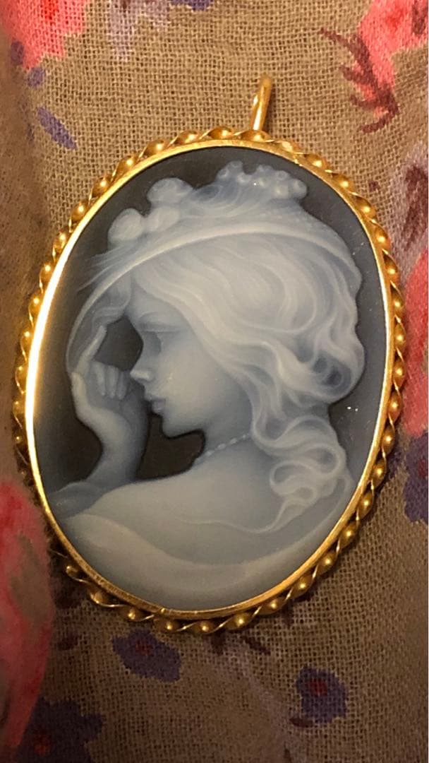 カメオ ネックレストップ兼ブローチ