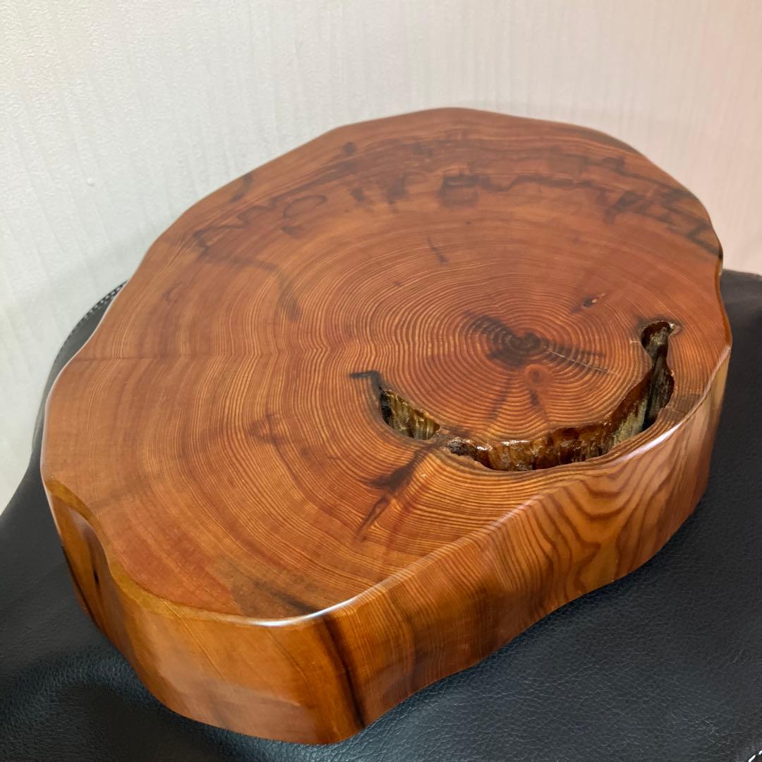 【最終値引】希少　屋久杉飾り台　一枚板　屋久杉　屋久杉工芸品　世界遺産　花台