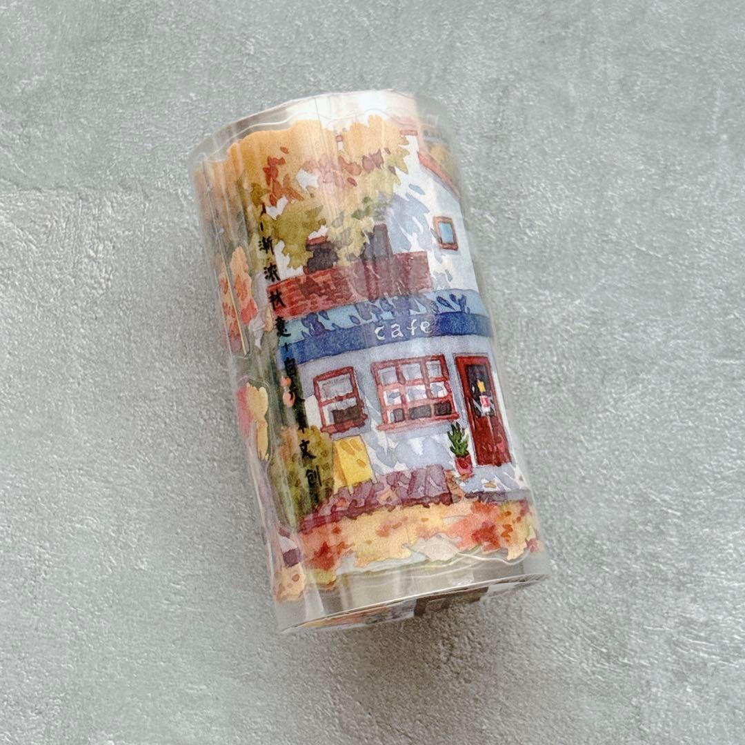 自元素文创《渐浓秋意》海外マスキングテープ　マステ 【2624】