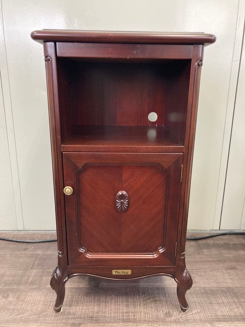 東海家具　木製　家具　サイドチェスト　電話台　ビンテージ