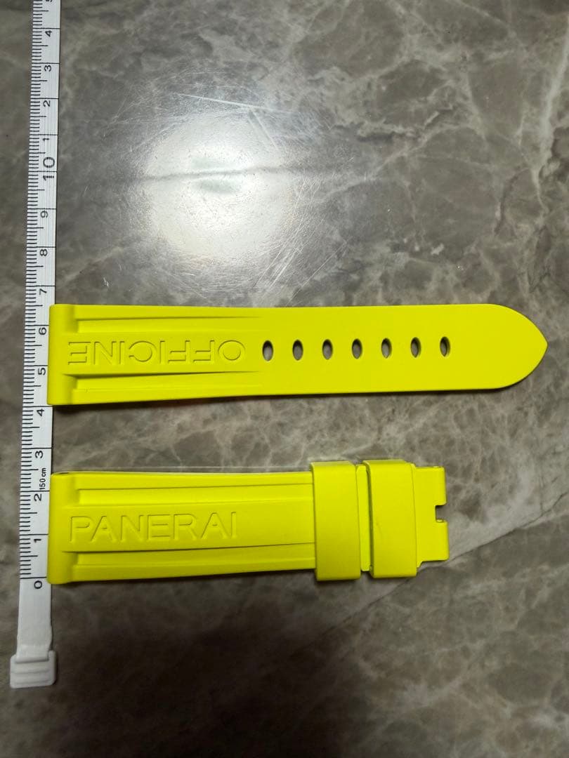 PANERAI OFFICINE イエロー ラバーベルト