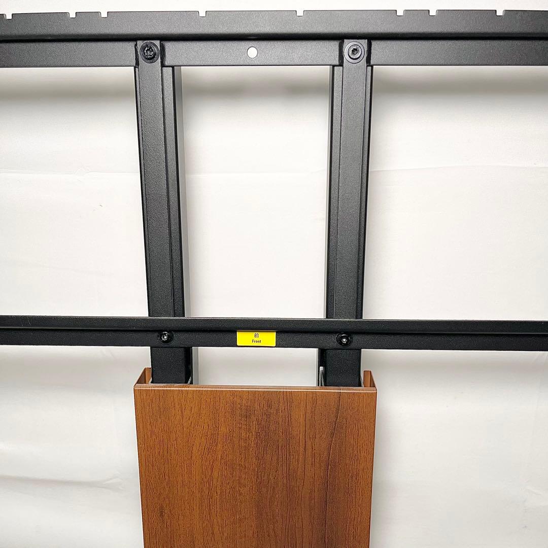 なな【組み立て不要】WALL テレビスタンド V3 ロータイプ 棚付き