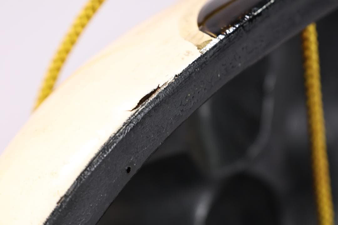 時代 古面　木彫彩色能面「小面」縦21cm　女面 お歯黒 能楽面　BK127