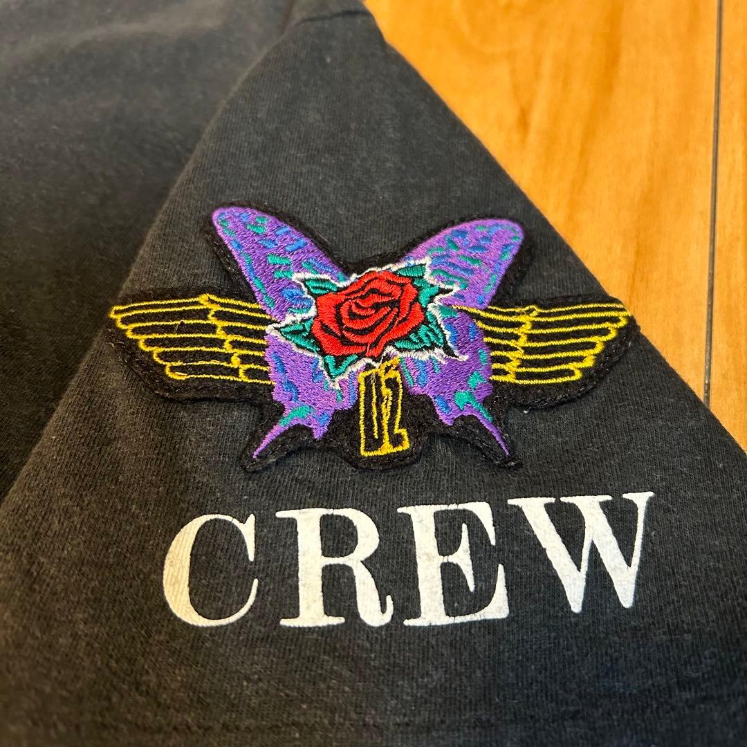 B'z RUN LIVE-GYM’93 スタッフ公式Tシャツ　CREWワッペン付