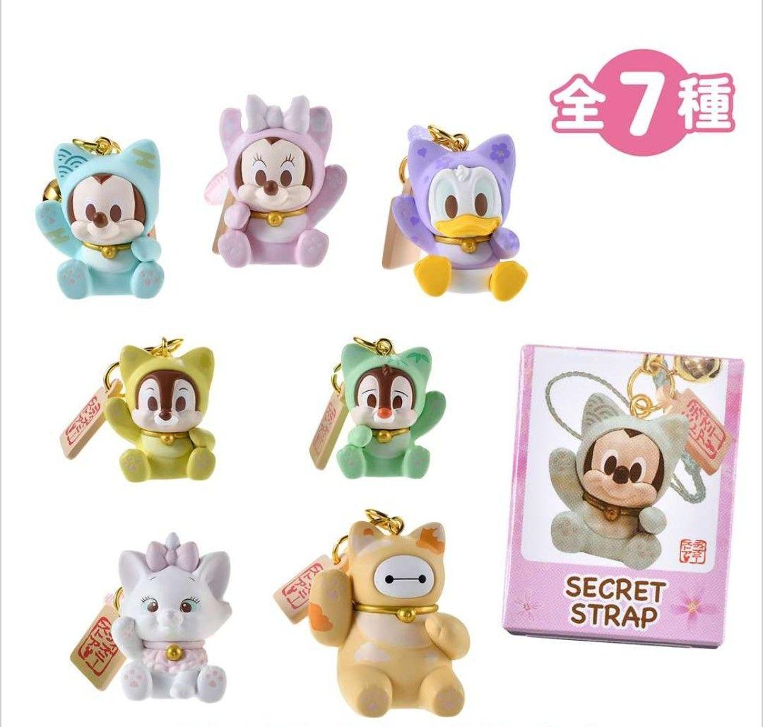 ディズニーストア　シークレットストラップ　迎春コレクション　招き猫　コンプリート