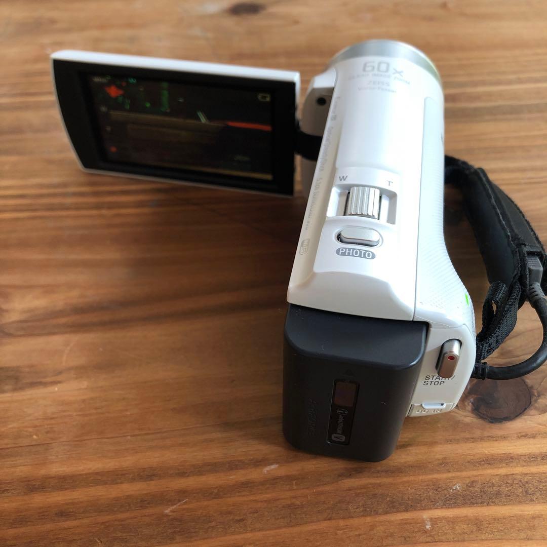 【1月3日まで値下げ】ハンディカム　HDR-CX485 ホワイト　Wi-Fi対応