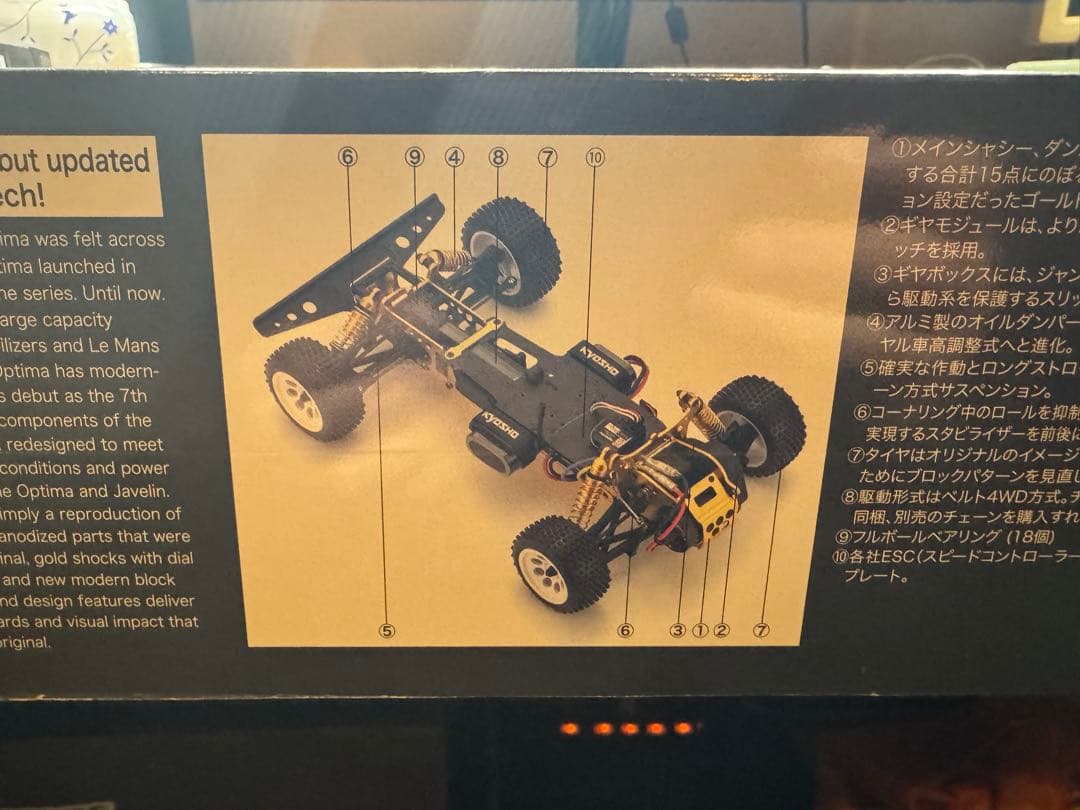 京商 1/10 ターボオプティマ 開封済未組立 おまけ付き