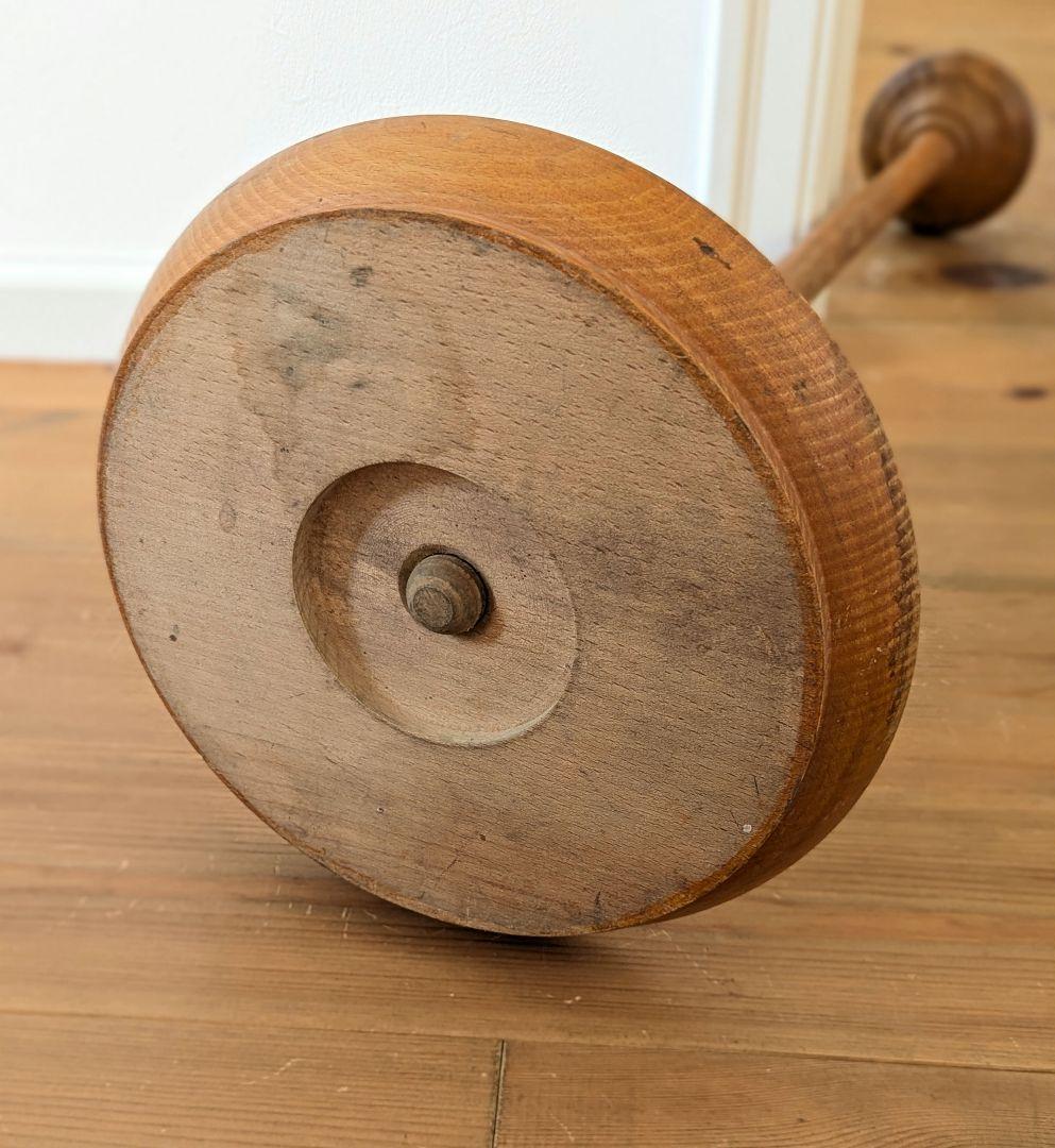 木目美しい趣ある燭台 約74cm ２台　天然木　antiques