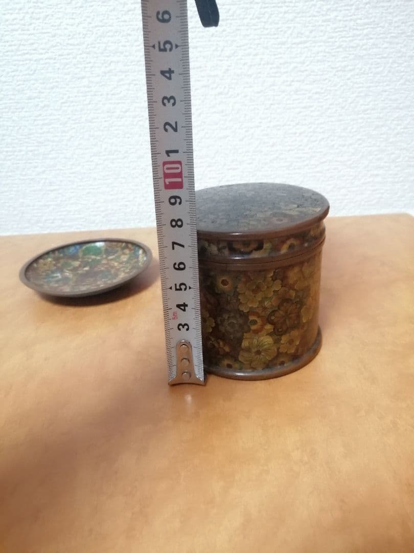 七宝焼 小皿 小物入れ アンティーク レトロ 骨董