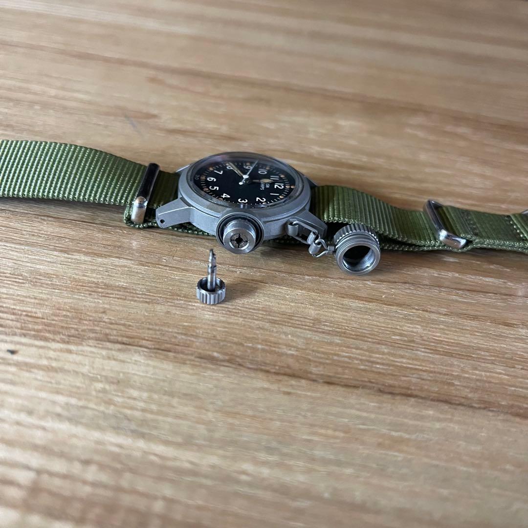 ジャンク品　Hamilton ハミルトン　USN buships 特殊時計