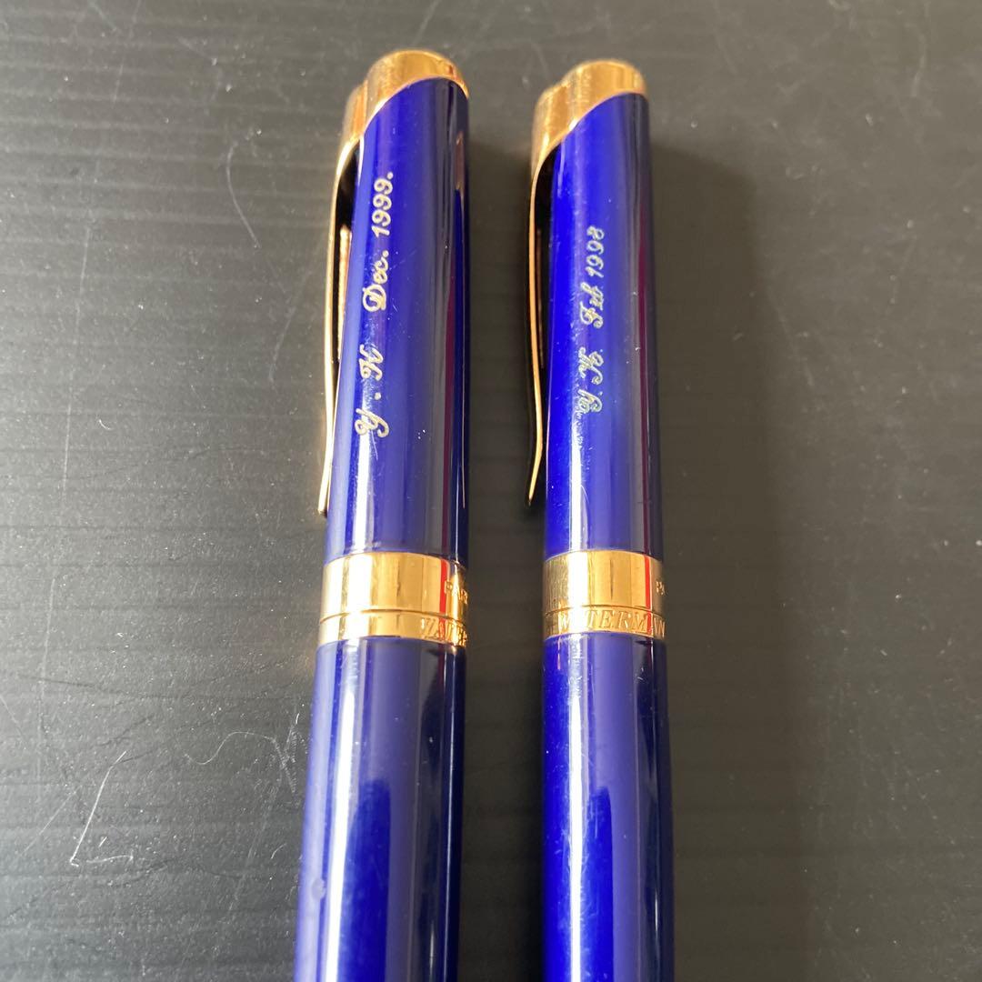 WATERMAN 万年筆(18K)とボールペン
