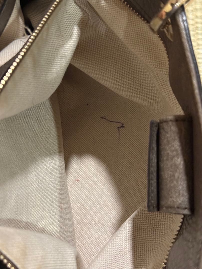 P*e様 GUCCI バンブーハンドル レザートートバッグ MADE IN IT