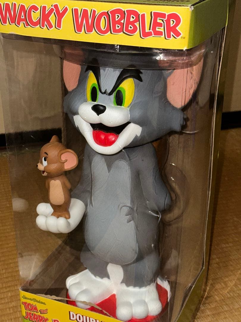 トムとジェリー　ダブルバブルヘッドバンク　TOMandJERRY 貯金箱
