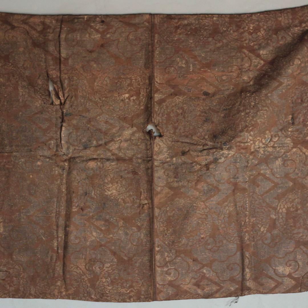 江戸時代 西陣織 銀襴 打敷 古裂 古美術 古道具 アンティーク 古裂