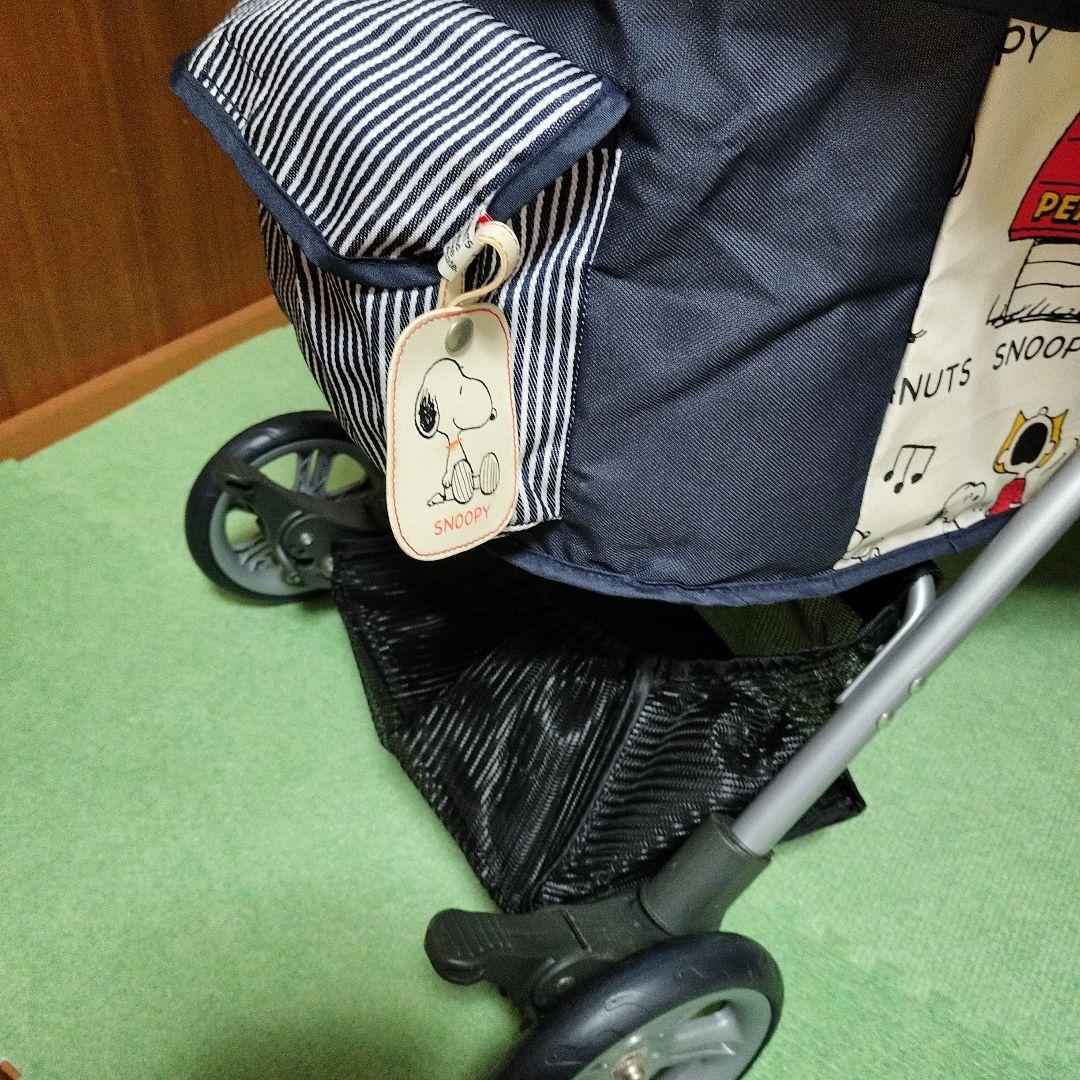 ペットパラダイス　PEANUTS スヌーピー柄　ペットカート