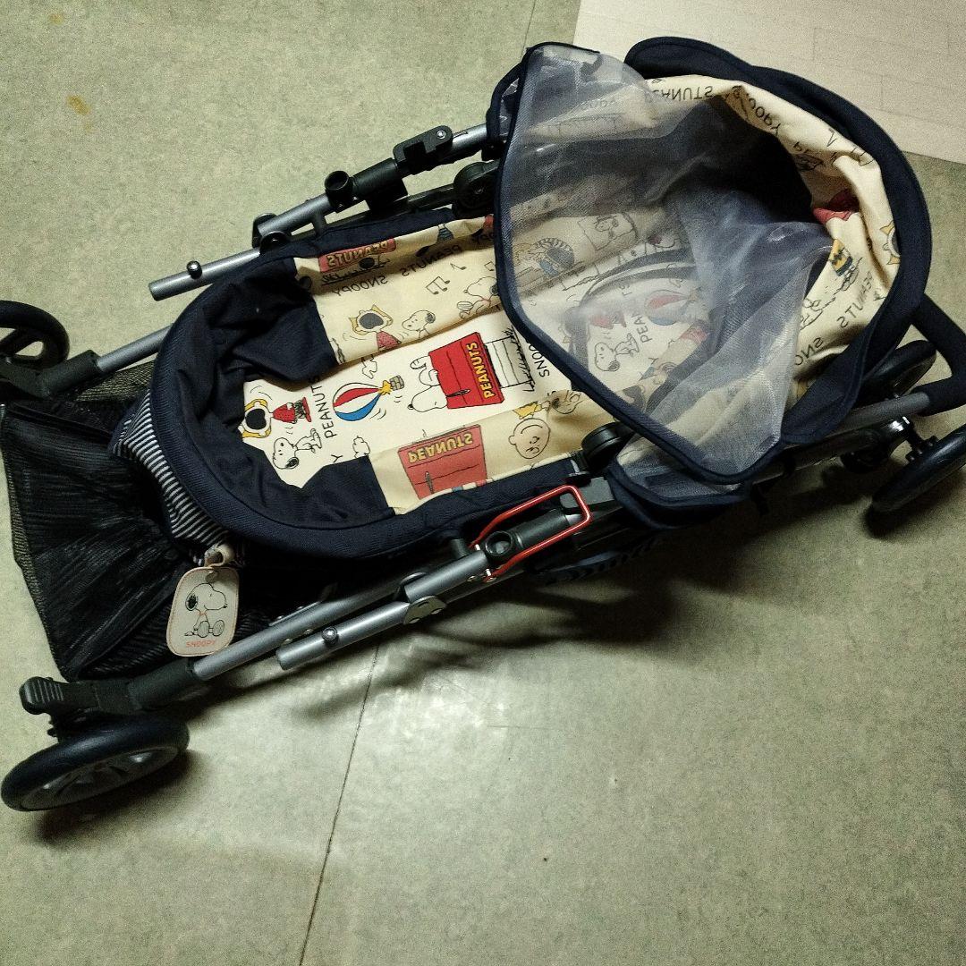 ペットパラダイス　PEANUTS スヌーピー柄　ペットカート