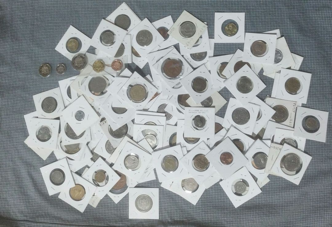 海外貨幣・旧硬貨・旧紙幣　約3.5キロ