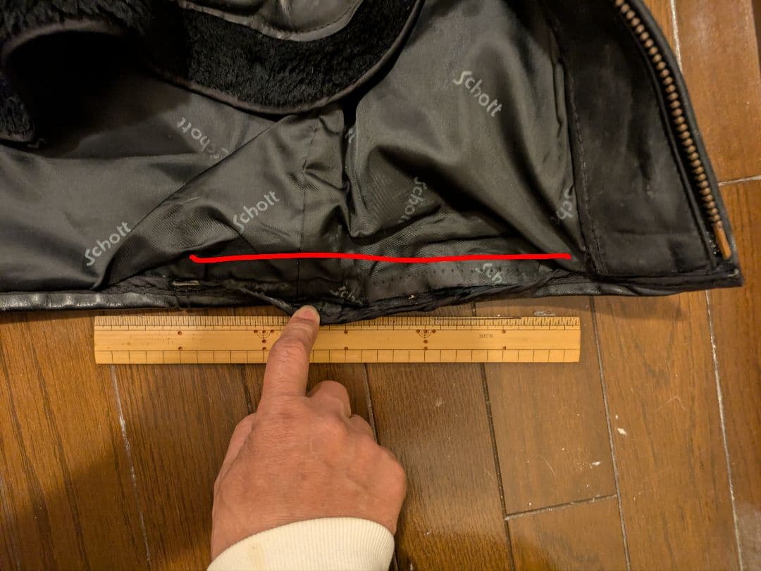 訳ありschott AT101 シングルレザージャケット+インナーボア