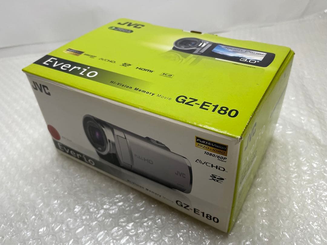 【動作確認済】JVC Everio GZ-E180本体 SD16GB 付属品多数