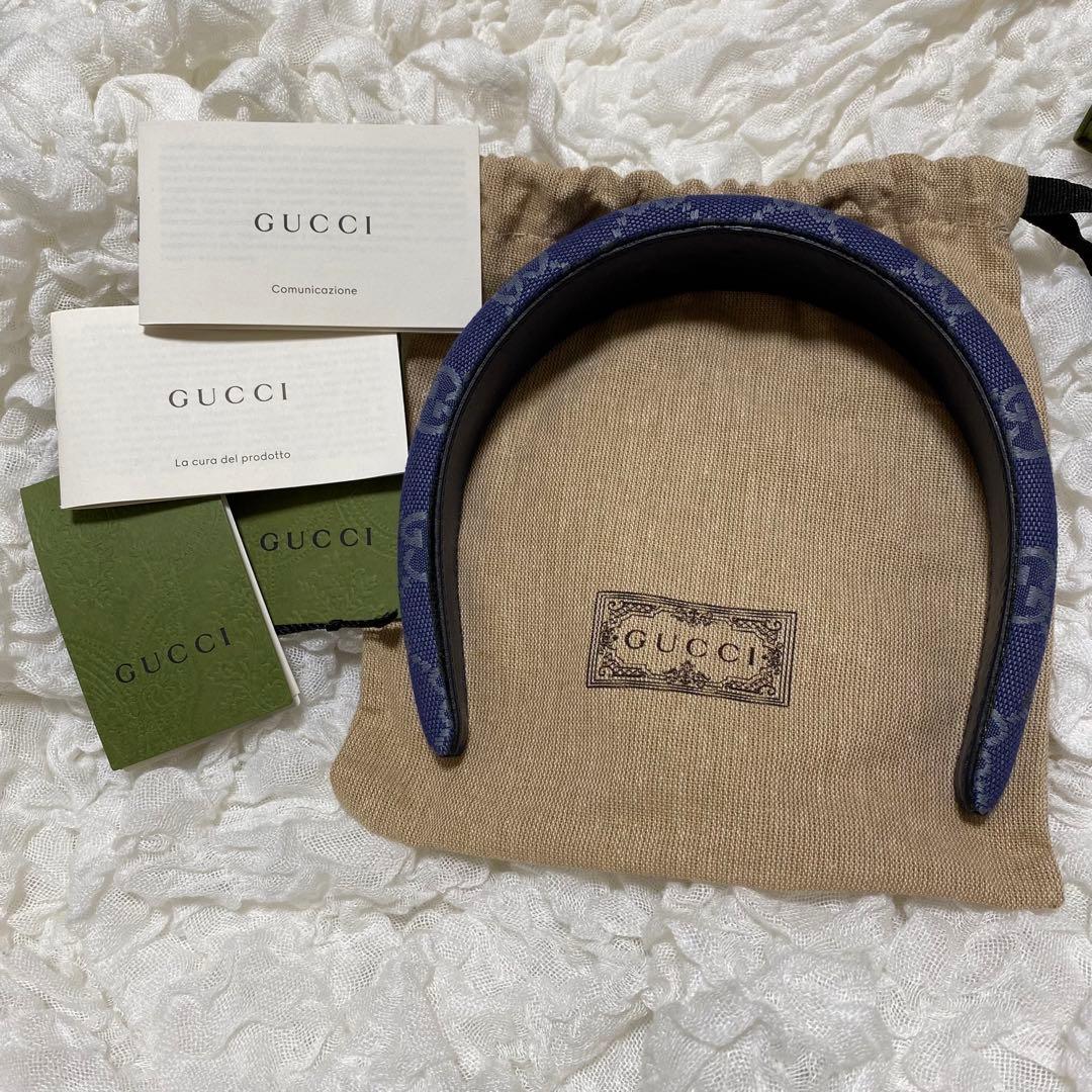 【未使用】Gucci GGキャンバス ヘアバンド【大幅値下げ】