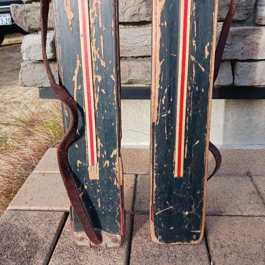 アンティーク　スキー・ストックセット　KANDAHAR　FISCHER