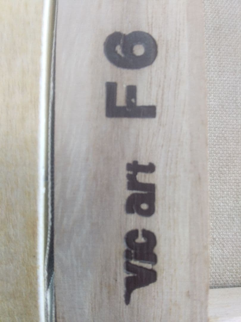 額縁シリーズ NO13 洋画 総金箔 模様入り ローランサン複製画入り F6号