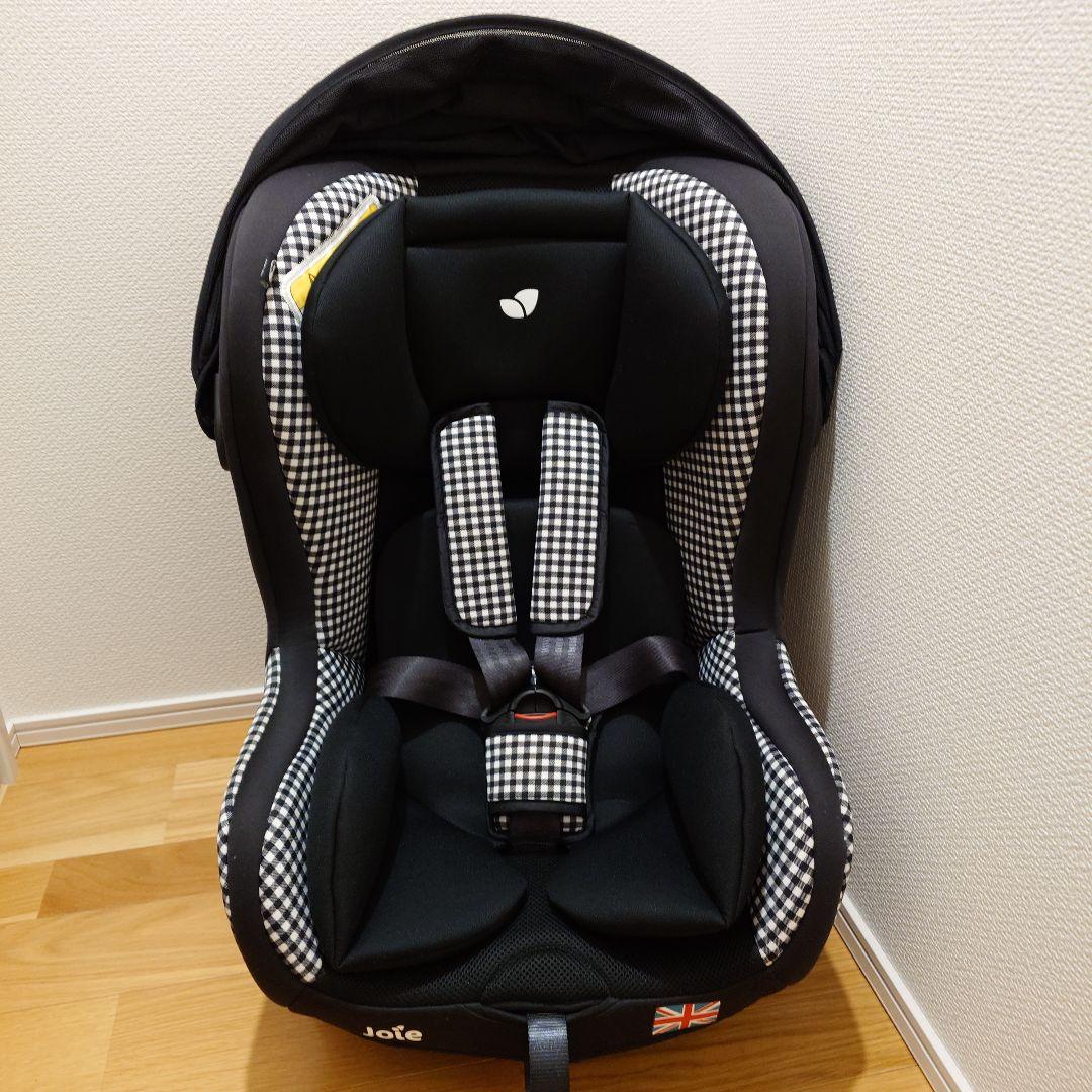 【美品】 Joieチャイルドシート チルト キャノピー付き チェック柄