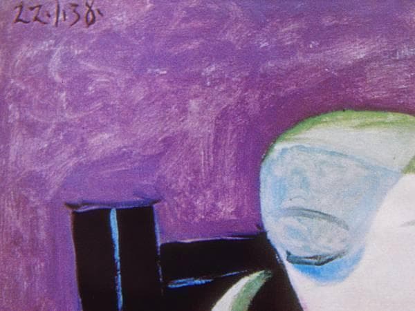 パブロ・ピカソ、マリー・テレ―ズとマヤ、希少限定画集より、新品額装付