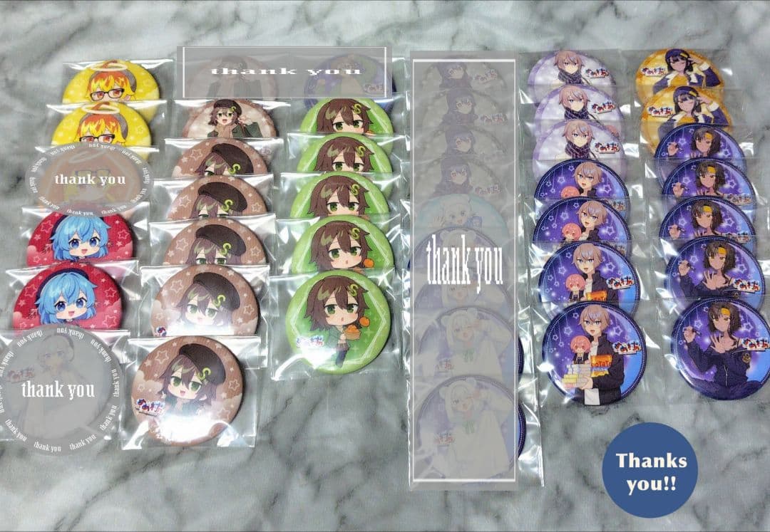 【バラ売り⭕️　定価+販売手数料+送料】めめ村　RED°　前半　後半　缶バッジ