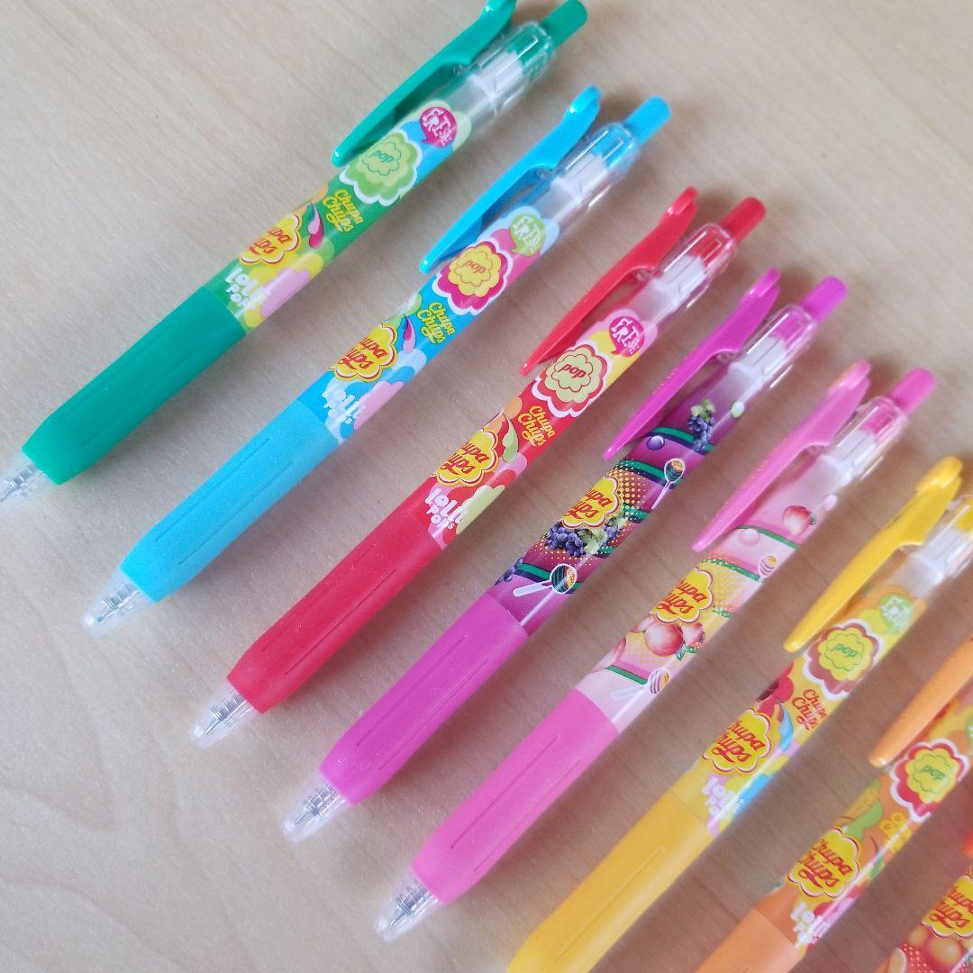 ZEEBRA SARASA 限定 香りつき チュッパチャプス ボールペン9本♡