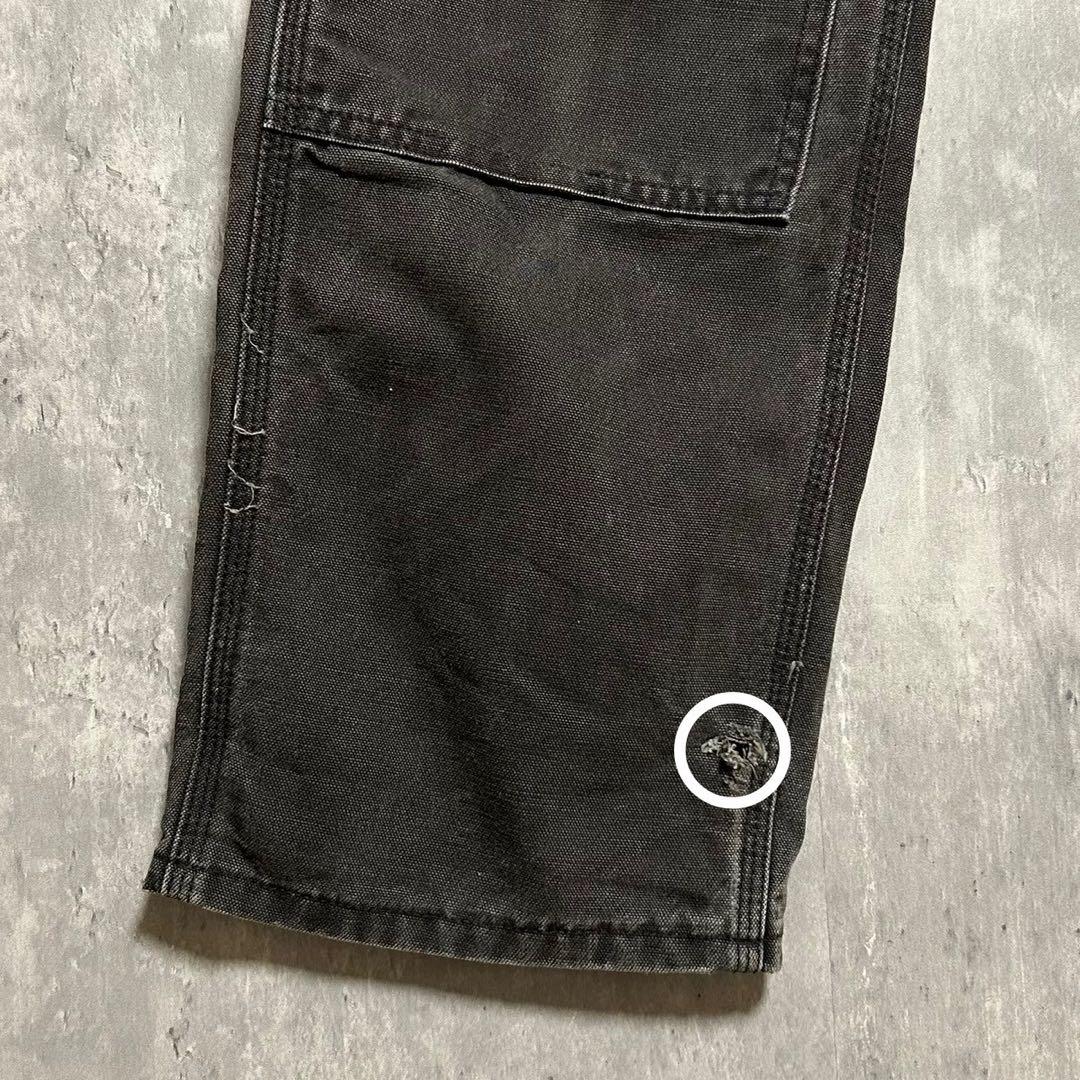 希少 Carhartt カーハート ブラック ダブルニー ペインターパンツ