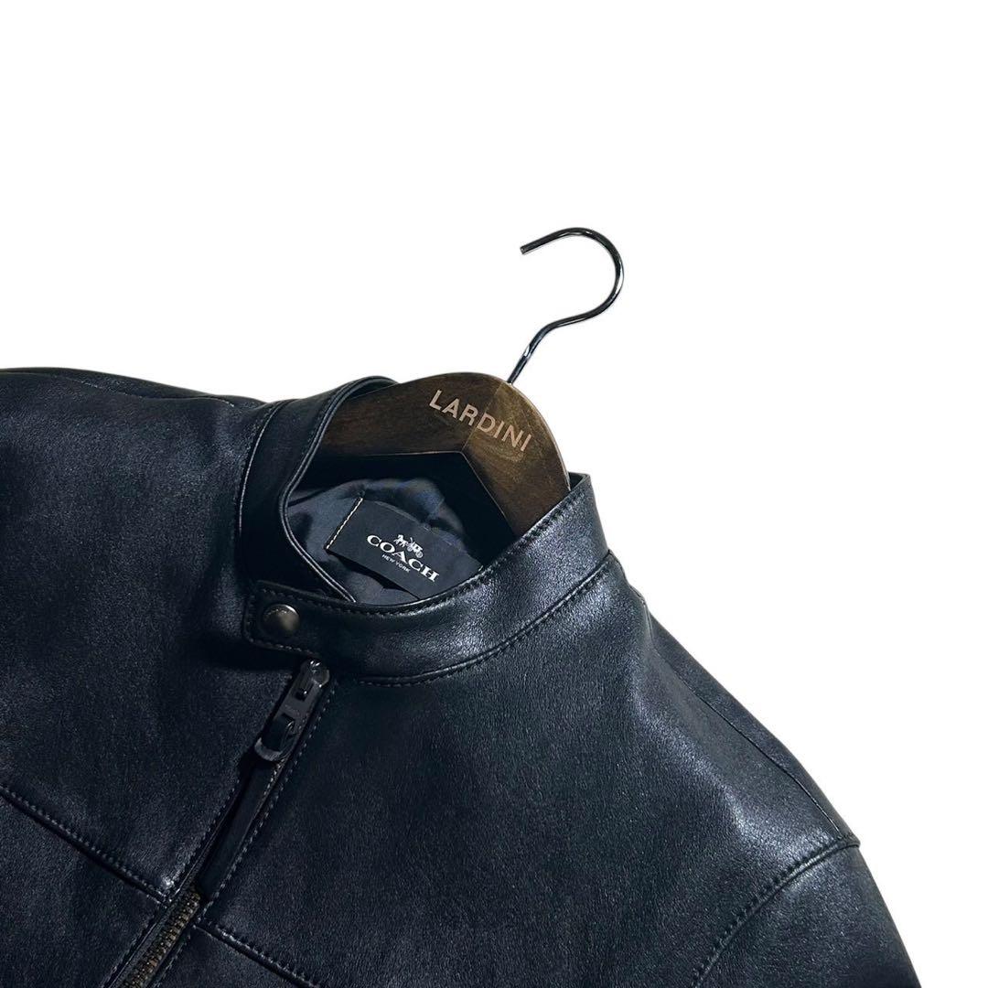 ①りょさま専用Lサイズ COACH コーチ ライダース 本革レザージャケット