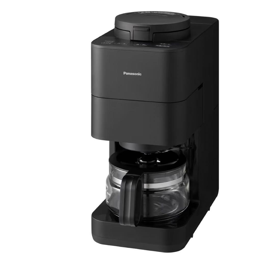 明日発送！美品！全自動パナソニック コーヒーメーカー NC-A58-K ブラック