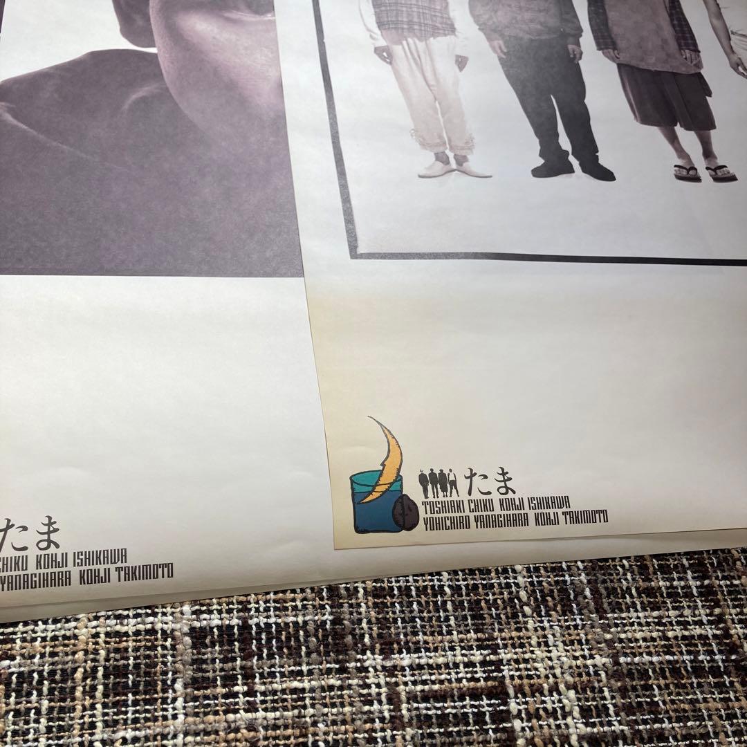 たま　ポスター　方向音痴　イカ天　知久寿焼　石川 浩司　滝本晃司　柳原幼一郎