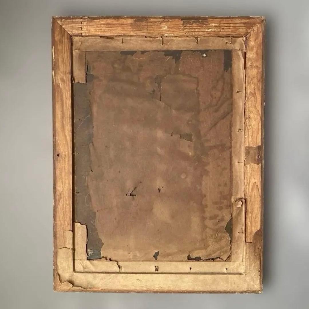 【アンティーク】薔薇 絵画 フランス 油絵