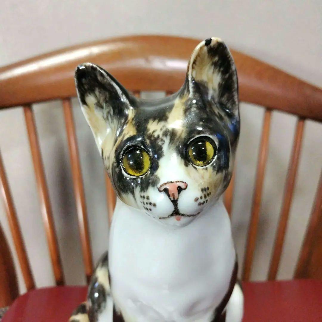 ウィンスタンレイキャット（ケンジントンキャット）ビンテージ、サイズ４、長耳三毛猫