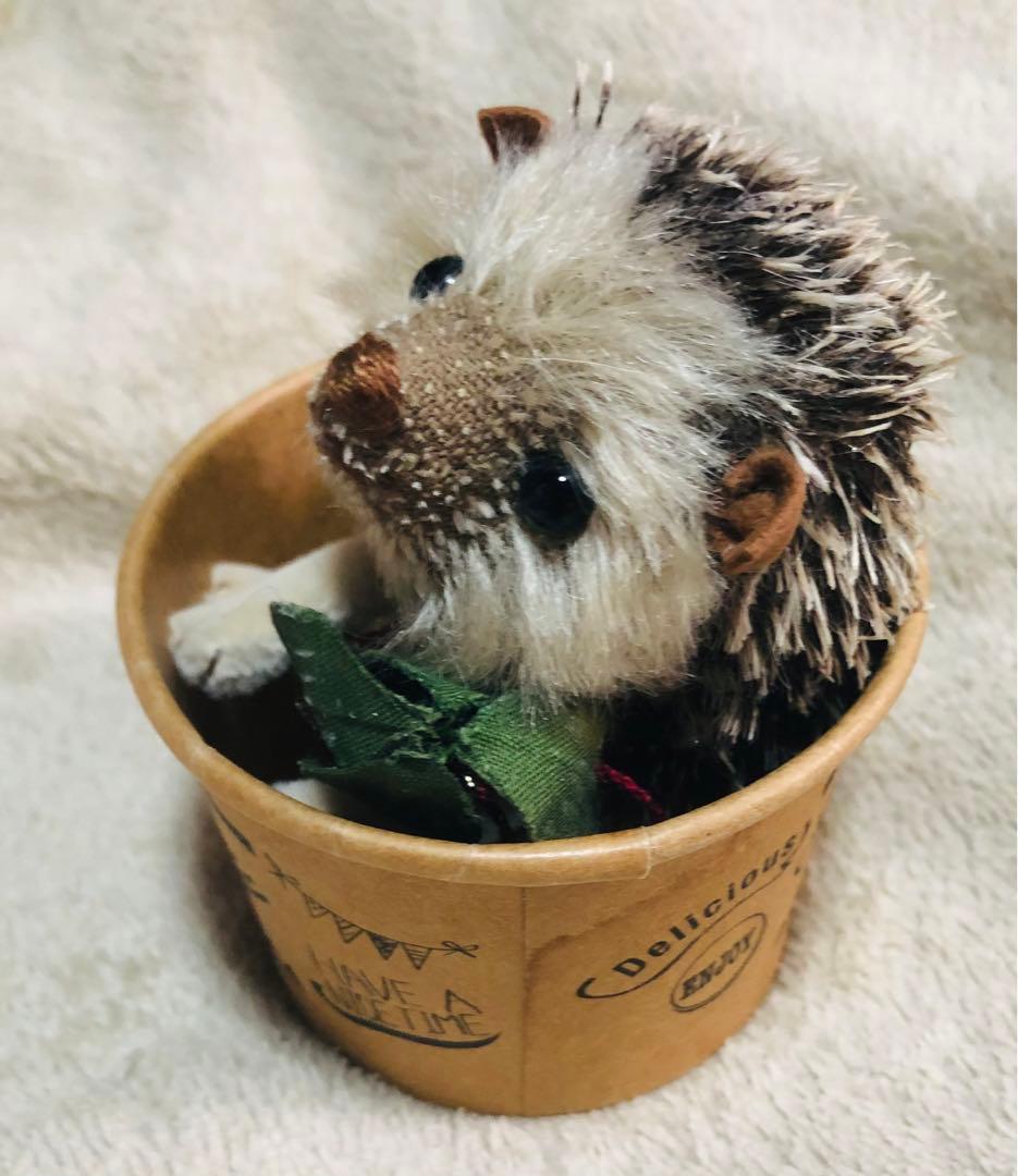 ゆぅ　ハリネズミ　ハンドメイド　作家様　ぬいぐるみ