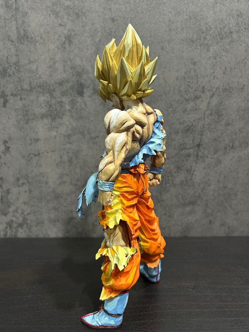 ドラゴンボール フィギュア リペイント 超サイヤ人 孫悟空 二次元彩色