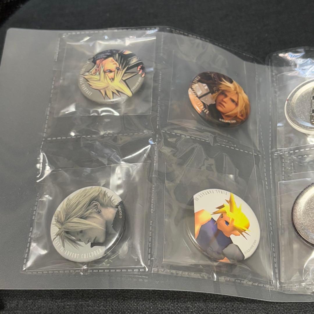 ファイナルファンタジーVII 缶バッジコレクション クラウド　Vol.1、2全種